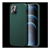 Apple iPhone 12 Pro 6.1'' İnce Mat Silikon Kılıf Haki