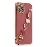 Apple İphone 12 Pro Kılıf Esila Silikon - Kırmızı