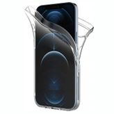 Apple iPhone 12 Pro Max Çift Taraflı Silikon Kılıf Şeffaf