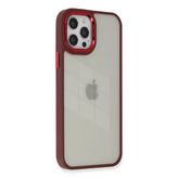 Apple İphone 12 Pro Max Kılıf Dora Kapak - Kırmızı