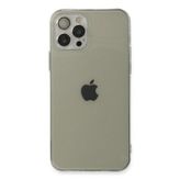 Apple İphone 12 Pro Max Kılıf Fly Lens Silikon - Şeffaf