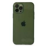 Apple İphone 12 Pro Max Kılıf Fly Lens Silikon - Yeşil