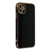 Apple Iphone 12 Uyumlu Kılıf Volet Silikon - Siyah