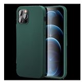 Apple iPhone 13 6.1'' İnce Mat Silikon Kılıf Haki