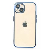 Apple İphone 13 Kılıf Razer Lensli Silikon - Açık Mavi