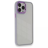 Apple İphone 13 Pro Kılıf Dora Kapak - Lila