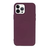 Apple iPhone 13 Pro Max 6.7'' İnce Mat Silikon Kılıf Mor