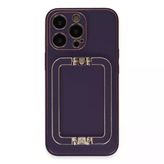 Apple İphone 13 Pro Max Kılıf Coco Elit Kapak - Derin Mor
