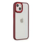 Apple İphone 14 Plus Kılıf Dora Kapak - Kırmızı