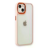 Apple İphone 14 Plus Kılıf Dora Kapak - Pudra