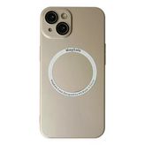 Apple İphone 14 Plus Kılıf Jack Magneticsafe Lens Silikon - Gold