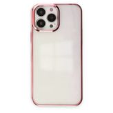 Apple İphone 14 Pro Kılıf Element Silikon - Pembe