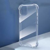 Apple iPhone 14 Pro Köşeli Şeffaf Anti Shock Silikon Kılıf - 77