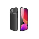 Apple İphone 15 Kılıf Auto Focus Karbon Kapak - Siyah