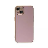 Apple İphone 15 Kılıf Volet Silikon - Mor