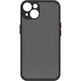Apple İphone 15 Plus Kılıf Mnc Hux Kapak-Siyah