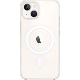 Apple iPhone 15 Plus Kılıf Pc Real Magsafe Kapak - Şeffaf - Ahşap