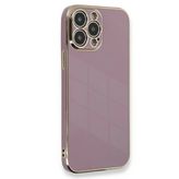 Apple İphone 15 Pro Kılıf Volet Silikon - Mor