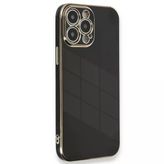 Apple İphone 15 Pro Kılıf Volet Silikon - Siyah