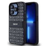 Apple İphone 15 Pro Max Kılıf DKNY Orjinal Lisanslı 3D Yazılı Repeat Texture Pattern Kapak