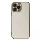 Apple İphone 15 Pro Max Kılıf Volet Silikon - Beyaz