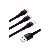 Apple İphone 15 Pro Max Şarj Kablosu 3İn1 Uyumlu
