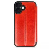 Apple İphone 16 Plus Kılıf Flip Cover - Kırmızı