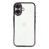 Apple İphone 16 Plus Kılıf Razer Lensli Silikon - Mor