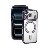 Apple İphone 17 Pro Max Joke Simli Magneticsafe Kılıf - Derin Mor