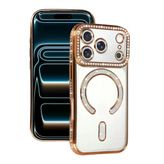 Apple İphone 17 Pro Max Joke Simli Magneticsafe Kılıf - Turuncu