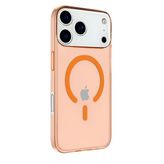 Apple Iphone 18 Pro Max/17 Pro Max Kılıf Pc Real Magsafe Kapak - Turuncu