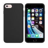 Apple iPhone 6s Içi Kadife Silikon Kılıf Siyah