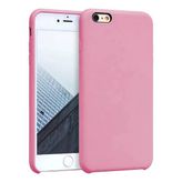 Apple iPhone 6S İnce Mat Silikon Kılıf Pembe