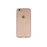 Apple iPhone 6S Premium Silikon Kılıf Rose Gold