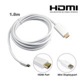 Apple Macbook Mini Displayport (Thunderbolt) to HDMI Kablo 1.8m