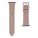 Apple Watch 38mm Karo Motif Kordon - Pembe