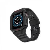 Apple Watch 42mm Kr401 Silikon Kordon - Siyah