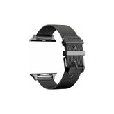 Apple Watch Icin 42 - 44 Mm Metal Hasir Kordon Siyah