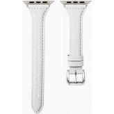 Apple Watch KRD-28 40mm Deri Kordon Beyaz