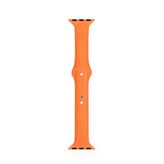 Apple Watch Seri 4 5 6 İçin 44 Mm Slim Silikon Kordon Turuncu