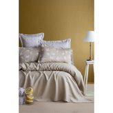 Apricitas Home Freely Bej Tek Kişilik %60 Bambu %40 Pamuk Pike Takımı - 160 x 230 cm