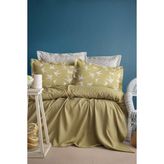 Apricitas Home Freely Olive Tek Kişilik %60 Bambu %40 Pamuk Pike Takımı - Yeşil - 160 x 230 cm