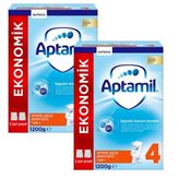 Aptamil 4 Numara 2x1200 gr Çocuk Devam Sütü