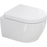 Aqua Bagno Cocon 2.0 Kanalsız Asma Klozet 49 cm - Yavaş Kapanır Kapaklı 2 Parça Set – Beyaz | S.4415.10462