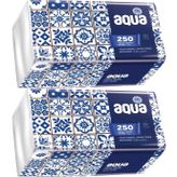 Aqua Pratik Mendil, 250 Yaprak, 2'li Set