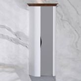 Aquanil Brezza 54 cm Beyaz Banyo Boy Dolabı