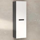 Aquanil Olimpia 40 cm Antrasit Beyaz Banyo Boy Dolabı