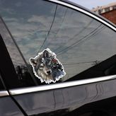 Araba Sticker mekanik kurt Sticker Yapıştırması
