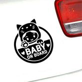 Arabada Bebek Var Sticker Oto Yapıştırma 2