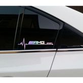 Araç Yan Cam Sticker Oto Kapı 20 Cm X 7 Cm Holo-chroma